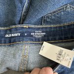 Old Navy NWT  Woman’s High Rise OG Straight Raw Hem Denim Blue Jeans Size 2 Photo 2