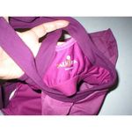 Athleta Womens Yoga Pilates Top Bra S Burgundy Purple Tank Jaya Twist Front Pads Photo 2