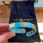 Tory Burch Blue Leather Bracelet Photo 1