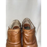 Freebird Sandi Size 6 Brown Leather Distressed Strappy Zip Heel‎ Bootie Western Photo 12