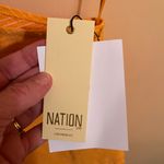 Nation Ltd NWT  Kirstie Smocked One Shoulder Top in Mustard Photo 6