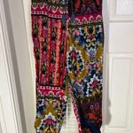 Anthropologie XS, fits like M Velvet Joggers Pants Victorian Patchwork Boho Photo 1