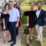 Rachel Gilbert Zion Mini Dress in Black with Feather Trim Size US 4 Photo 13