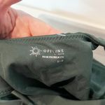 Aerie OFFLINE by  Real Me XTRA High Neck Sports Bra Tank Top Green Medium Photo 2