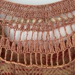 Free People  Crochet Back Bell Sleeve Sweater size small Photo 8