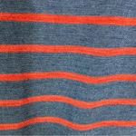 Faherty Cotton Striped Tie Shoulder Florence Dress Nautical Blue Size M Photo 8