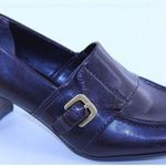 Franco Sarto Zuma Brown Leather Mules Heels 8 M Photo 0