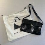 Gianni Chiarini • Vintage Cow Leather Black Shoulder Bag Y2K Italy Coin Pouch Photo 0