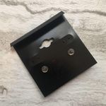 Handmade Faux Druzy Stone Purple & Rose Gold Earrings Blue Nickel Lead Free Photo 6