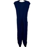 OODT Women’s Blue Wrap Jumpsuit Small Blue Photo 1