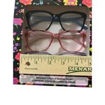 Betsey Johnson  Reading Glasses Set of 3 +2.00 Pink Blue Purple NEW Photo 4