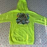 None Neon Green San Francisco Hoodie NWOT Photo 0