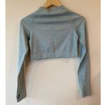 Gymshark Vital Seamless 2.0 Crop Top Light Green Marl Women's Medium Activewear Photo 1