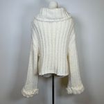 Forever 21 New! Chunky Knit Cowl Neck Sweater Winter White Women’s Size Large Photo 4
