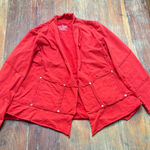 Neon Buddha Funky Red Lightweight Jacket/Cardigan size Small Photo 0