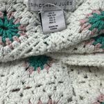 Sincerely Jules  Women’s Crochet Knitted Retro Boho Print Mini Dress Size Small Photo 6