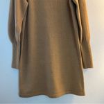 French Connection Dress Babysoft Balloon Sleeve Sweater Dress in Camel Sz L NWT Photo 11