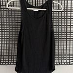 ANINE BING  black linen tank top Photo 0