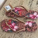 Havaianas Women's Slim Animal Floral Thong Sandal. Size 9/10. MSRP $30 Photo 9