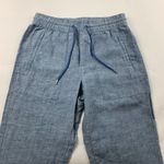 Athleta PETITE Light Chambray Blue Linen Jogger Pant 4P Photo 1