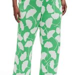 Diane Von Furstenberg Ginkgo Green Sweater Knit Flare Pants Photo 0