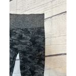 Gymshark Leggings Medium Gray Black Camo Seamless High Waist Yoga Activewear Photo 1