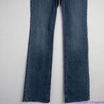 Free People NEW Women's Blue Eva Lace-Up Front Bootcut Blue Jeans, 26 Photo 4