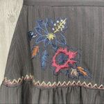 BCBGMAXAZRIA  fit and flare skirt embroidered tiered skirt size 8 Photo 2