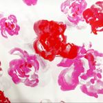 Amanda Uprichard Off The Shoulder Floral Ruffle Delilah Shift Dress: Pink/Red Photo 9