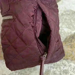 INC maroon, quilted nylon tote bag Purple Photo 3