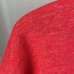 J.Crew  Women's Orange Knit Long Sleeve Crew Neck Sweater S Photo 4