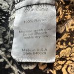 Ivy Jane Small Floral Blouse w/Bell Sleeves in Black & White Photo 6