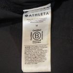 Athleta NWT Paradise Wide Leg Pant Black Linen Blend Drawstring Waist Womens M Photo 4