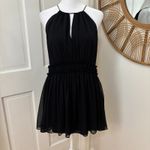 Joie ‎ Althia Silk Mini Dress Whimsygoth Fairy Event Classic Flow Black XS Photo 1