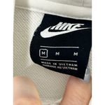 Nike White Graphic Cropped Hoodie Sweatshirt Women's Medium Photo 3