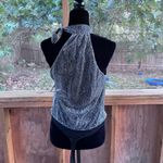 EXPRESS Women's Metallic Tie Halter Neck Thong Bodysuit Size S. NEW Photo 5