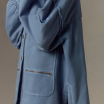 Pilcro  COTTON MICRO FLEECE SWEATSHIRT JACKET TOP SIZE M MSRP $148.00 NWT Photo 2