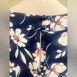 Fortune + Ivy White and Blue Sleeveless Camisole with Cut Out Design Photo 2