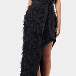 Hemline Black Prom Dress Photo 0