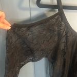 Unbranded Dark Black Lace Blouse / Beach Cover Photo 2