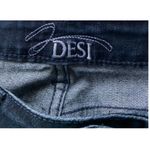 DESI Faye Denim Dark Blue Wash Jeans ~ Women's Size 6P Photo 3