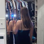 Lucy in the Sky Maura Front Tie Dress in Matte Black Photo 2