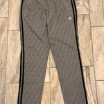 Adidas NEW  women's small Black/White 3-stripe Climalite pants MSRP $79.99 Photo 0