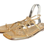 Joie  gold square toe strappy sandals size 6 Photo 0