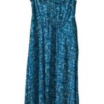Derek Lam Design Nation Blue Armadillo V-Neck Sleeveless Maxi Dress XL Photo 2