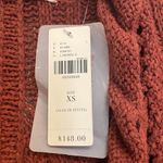 Anthropologie Rosie Neira Dark Rust Open Ruffle Cardigan, NWT Photo 1