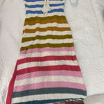 Boutique Striped strapless  dress Photo 2