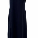 Barbour  Celeste Midi Dress S 12 Navy Blue Polo Preppy A Line Athleisure Casual Photo 0