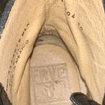 Frye Tyler Double Zip Leather Combat Moto Laced Ankle Boots Black 6.5 Photo 9