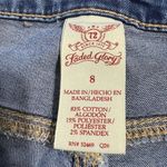Faded Glory  Womens Denim Blue Jean Skinny Jeans Jeggings Distressed Patched Sz 8 Photo 5